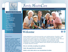 Tablet Screenshot of familyhealthcaremd.com